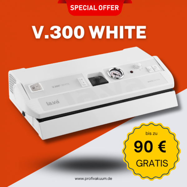 Vakuumiergerät LaVa V300 WHITE - Weiss - Top Design mit bis zu 90 €