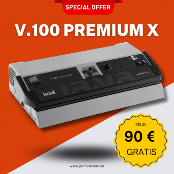 LaVa V.100 Premium X - Vakuumierer mit bis zu 90 € Gratis